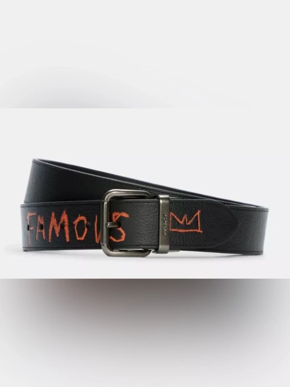 Coach X Jean-Michel Basquiat Belt with Harness Buckle